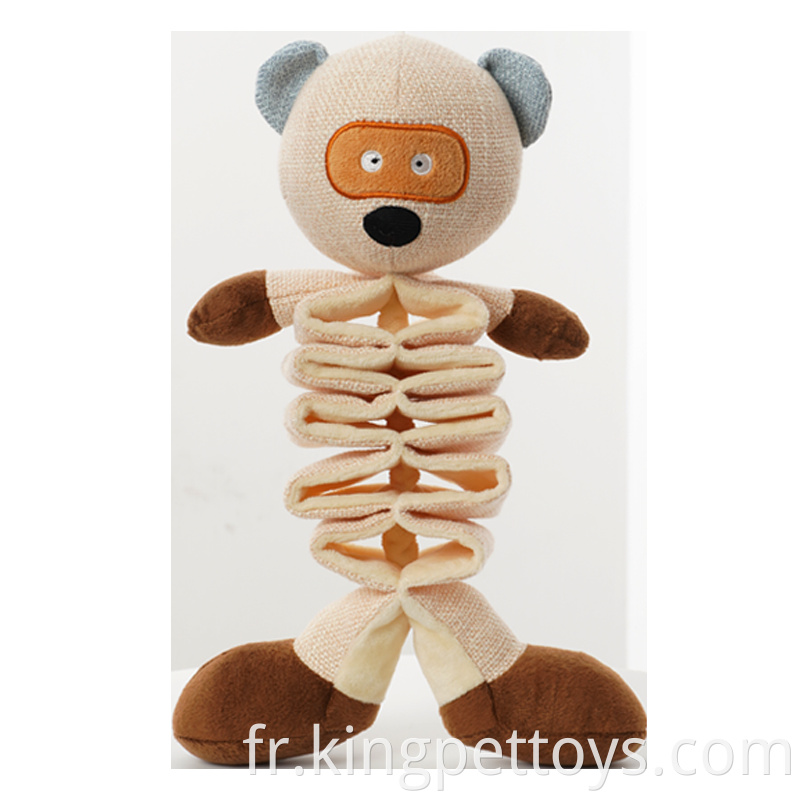 Bite Resistant Pet Plush Toy Bear